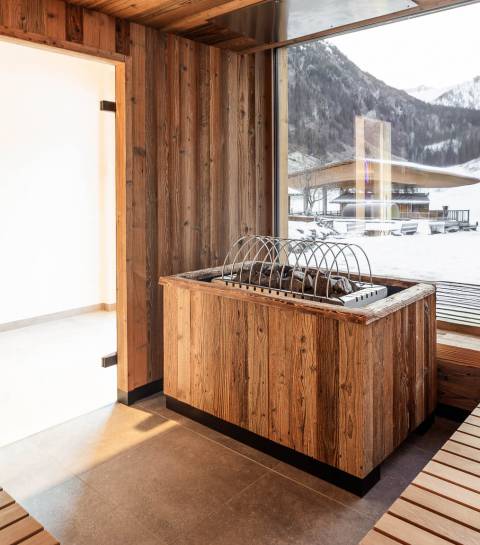 Sauna mit Panoramablick