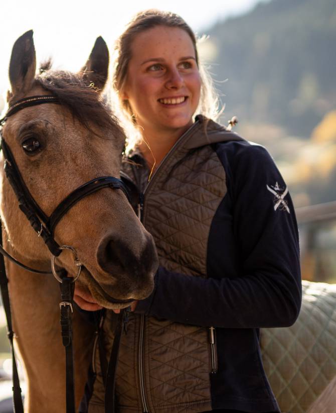 Our Riding Instructor Theresa: With Heart, Experience and a Great Feel for Children - Familienhotel Oberkarteis