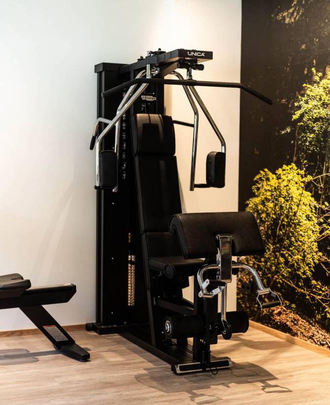Fitness room: Stay Active with a View  - Familienhotel Oberkarteis