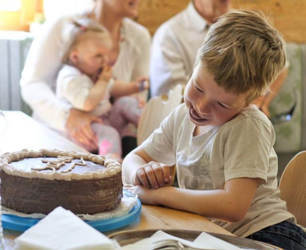 Geburtstag feiern im Familienhotel