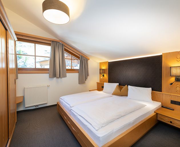 Doppelbett im Hotel