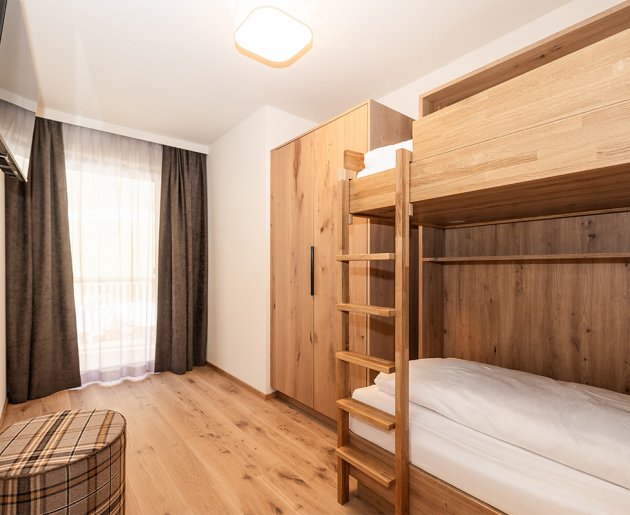 Stockbett im neuen Familienzimmer