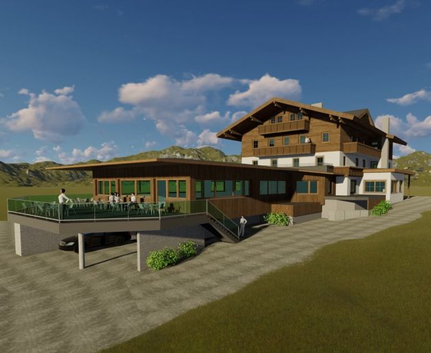 Umbau de Familienhotels Oberkarteis im Salzburger Land