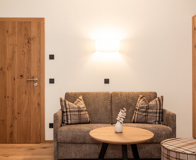 Sitzbereich Zimmer Keeskogel